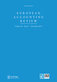 Cover image for European Accounting Review, Volume 26, Issue 4, 2017