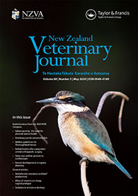 Cover image for New Zealand Veterinary Journal, Volume 68, Issue 3, 2020