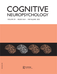 Cover image for Cognitive Neuropsychology, Volume 39, Issue 3-4, 2022