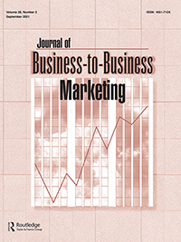 Cover image for Journal of Business-to-Business Marketing, Volume 28, Issue 3, 2021