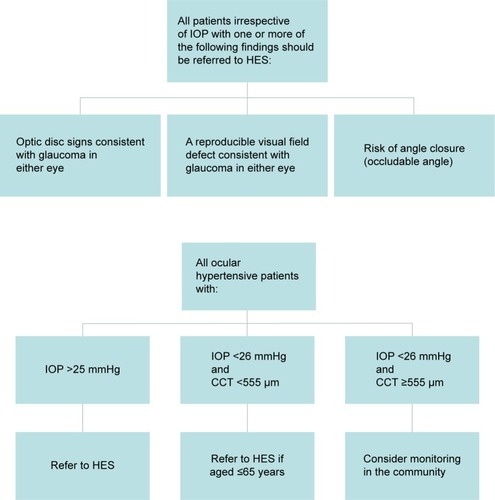 Figure 1 Flowcharts of referral criteria.