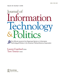 Cover image for Journal of Information Technology & Politics, Volume 16, Issue 4, 2019