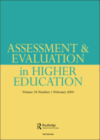 Cover image for Assessment & Evaluation in Higher Education, Volume 38, Issue 2, 2013