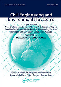 Cover image for Civil Engineering and Environmental Systems, Volume 36, Issue 1, 2019