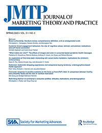 Cover image for Journal of Marketing Theory and Practice, Volume 31, Issue 2, 2023