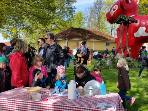 Figure 3. Face-painting booth at the 2015th event (2015-05-09).