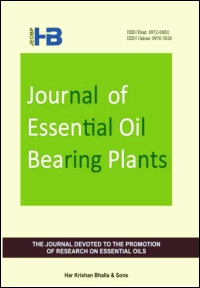 Cover image for Journal of Essential Oil Bearing Plants, Volume 20, Issue 3, 2017