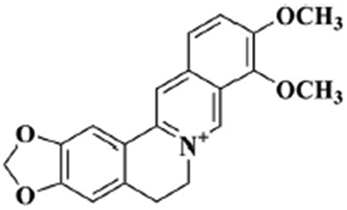Figure 1. Chemical structure of berberine.