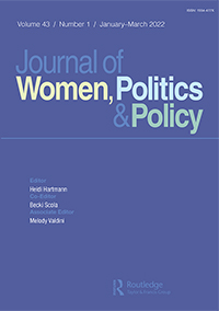 Cover image for Journal of Women, Politics & Policy, Volume 43, Issue 1, 2022