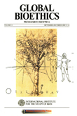 Cover image for Global Bioethics, Volume 13, Issue 3-4, 2000