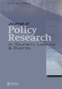 Cover image for Journal of Policy Research in Tourism, Leisure and Events, Volume 14, Issue 3, 2022