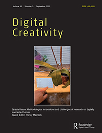 Cover image for Digital Creativity, Volume 33, Issue 3, 2022