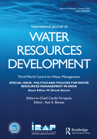 Cover image for International Journal of Water Resources Development, Volume 34, Issue 1, 2018