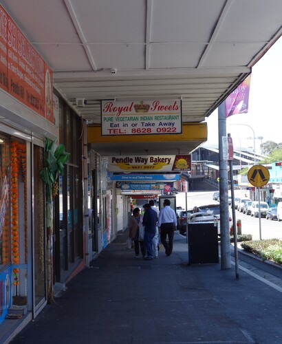 Figure 1. An example of a typical footpath space that was observed and photographed during the critical autoethnography. Photo: Author.