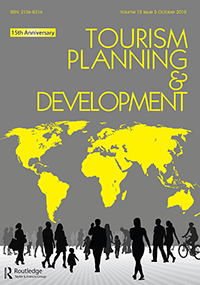 Cover image for Tourism Planning & Development, Volume 15, Issue 5, 2018