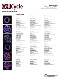 Cover image for Cell Cycle, Volume 17, Issue 16, 2018