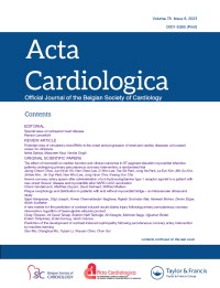 Cover image for Acta Cardiologica, Volume 78, Issue 8, 2023