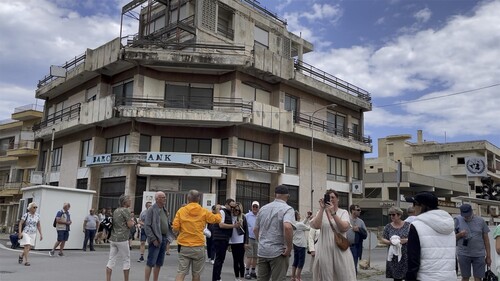 Figure 4. Tourists in Famagusta enclave May 2023. Photo by Melita Couta.