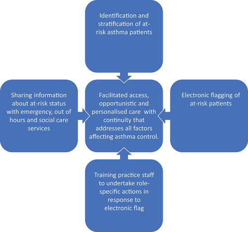 Figure 2. Elements of the practice level approach used in the ARRISA studies.