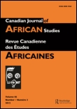 Cover image for Canadian Journal of African Studies / Revue canadienne des études africaines, Volume 48, Issue 2, 2014