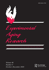 Cover image for Experimental Aging Research, Volume 46, Issue 5, 2020