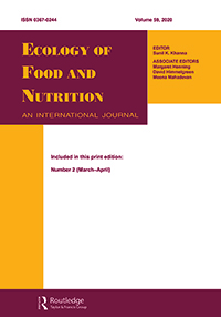 Cover image for Ecology of Food and Nutrition, Volume 59, Issue 2, 2020