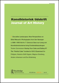 Cover image for Konsthistorisk tidskrift/Journal of Art History, Volume 83, Issue 3, 2014