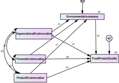 Figure 3. Structural model assessment. Source: Authors Construction.