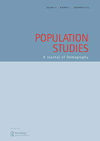 Cover image for Population Studies, Volume 73, Issue 3, 2019