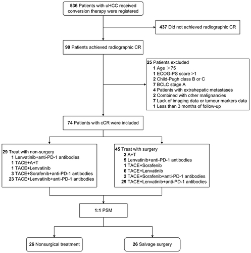 Figure 1 Flowchart of patient selection.