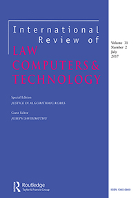 Cover image for International Review of Law, Computers & Technology, Volume 31, Issue 2, 2017