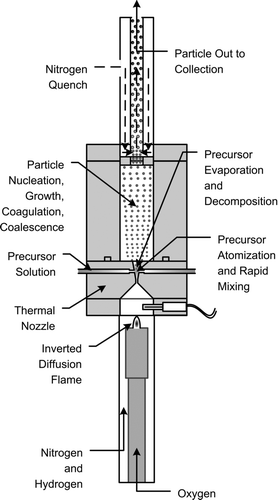 FIG. 1 Schematic of the HTRJ reactor.