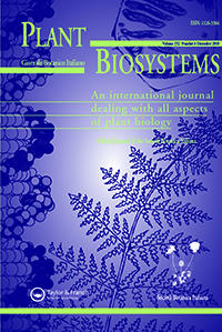 Cover image for Plant Biosystems - An International Journal Dealing with all Aspects of Plant Biology, Volume 152, Issue 6, 2018