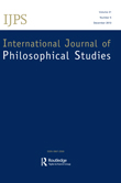 Cover image for International Journal of Philosophical Studies, Volume 21, Issue 5, 2013