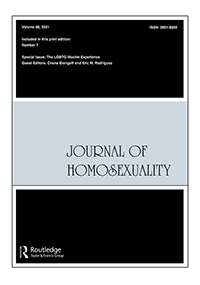 Cover image for Journal of Homosexuality, Volume 68, Issue 7, 2021