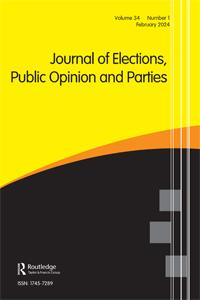 Cover image for Journal of Elections, Public Opinion and Parties, Volume 34, Issue 1, 2024