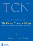 Cover image for The Clinical Neuropsychologist, Volume 28, Issue 7, 2014