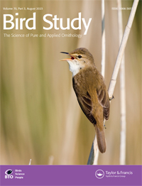 Cover image for Bird Study, Volume 70, Issue 3, 2023