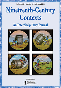 Cover image for Nineteenth-Century Contexts, Volume 40, Issue 1, 2018