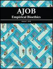 Cover image for AJOB Empirical Bioethics, Volume 7, Issue 3, 2016