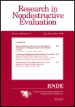 Cover image for Research in Nondestructive Evaluation, Volume 22, Issue 1, 2011