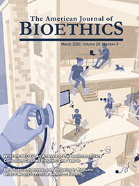 Cover image for The American Journal of Bioethics, Volume 20, Issue 3, 2020