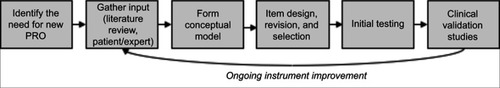 Figure 1 The PRO instrument–development process.