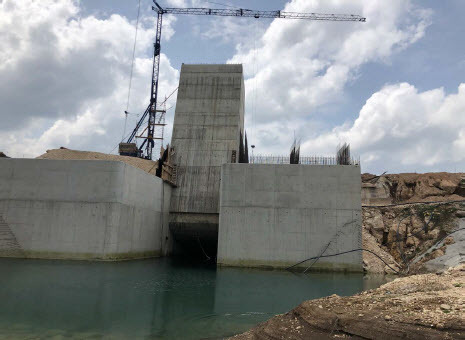 The construction of a derivation tunnel for HPP Dabar, the Zalomka near Biograd, the Nevesinjsko Polje, May 2022.