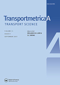 Cover image for Transportmetrica A: Transport Science, Volume 11, Issue 8, 2015