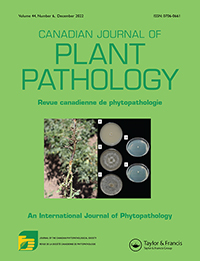 Cover image for Canadian Journal of Plant Pathology, Volume 44, Issue 6, 2022
