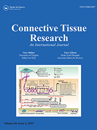 Cover image for Connective Tissue Research, Volume 60, Issue 6, 2019