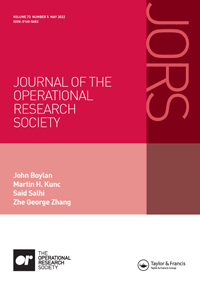 Cover image for Journal of the Operational Research Society, Volume 73, Issue 5, 2022