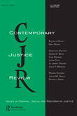 Cover image for Contemporary Justice Review, Volume 17, Issue 1, 2014