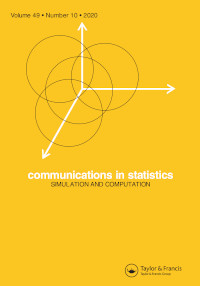 Cover image for Communications in Statistics - Simulation and Computation, Volume 49, Issue 10, 2020